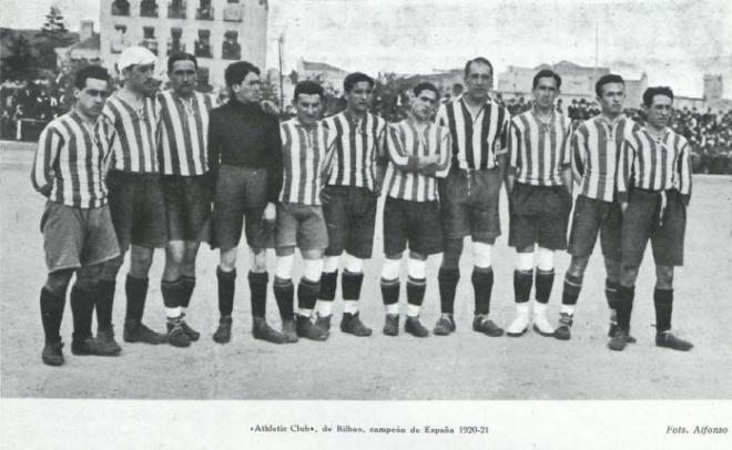 El Athletic Club campeón de España 1920-1921.