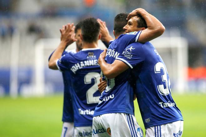 Diegui celebra su gol ante el Rayo Majadahonda (Foto: Luis Manso).