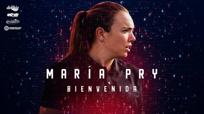 María Pry, nueva entrenadora del Levante Femenino.
