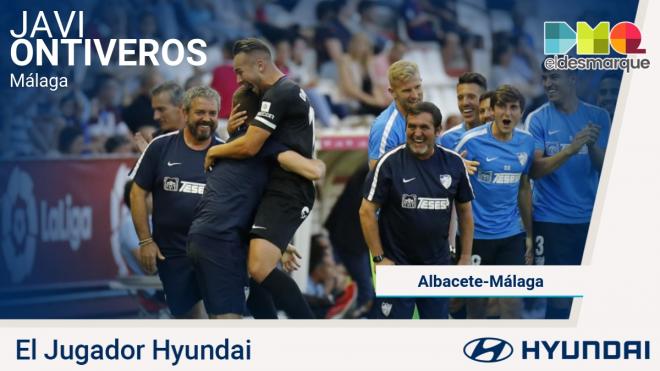 Ontiveros, Jugador Hyundai del Albacete-Málaga.