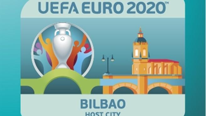 Logo de Bilbao para la Eurocopa 2020.