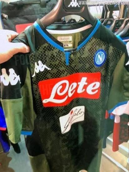 Primera imagen de la camiseta alternativa del Nápoles para la 19/20.