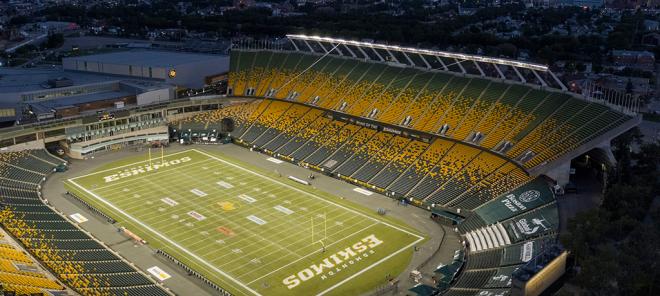 Imagen del Commonwealth Stadium de Edmonton, en Canadá