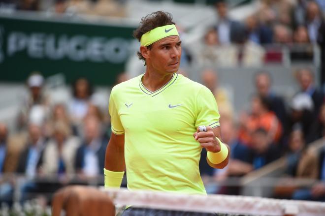 Nadal, celebrando un punto (Foto: RG).