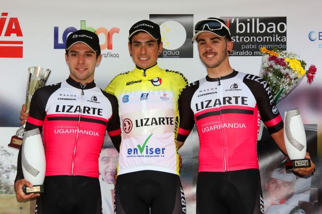 Jordi López, Ibon Ruiz y Kiko Galván han copado para el Lizarte el podio del Txuma.