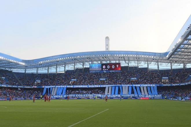 Imagen de Riazor durante el partido contra el Córdoba (Foto: LaLiga).