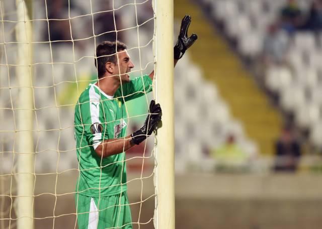 Toño Ramírez, durante un partido con el AEK Larnaca esta temporada.
