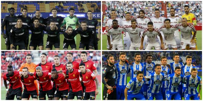 Málaga, Albacete, Mallorca y Dépor jugarán por primera vez la fase actual de play off.