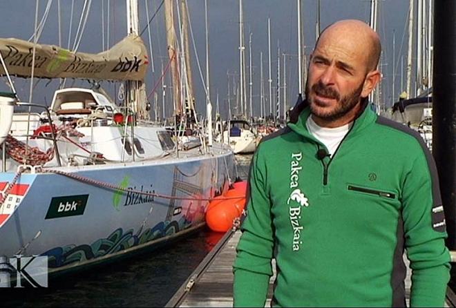 El navegante Unai Basurko es uno de los participantes en la campaña de donación de sangre.