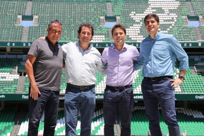 Alexis, López Catalán, Rubi y Haro (foto: RBB).