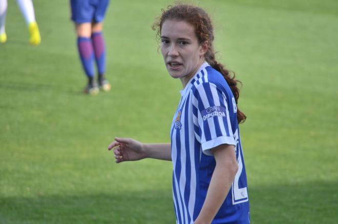 La jugadora Bea Beltrán abandona el conjunto txuri urdin (Foto: Giovanni Batista).