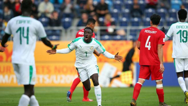 Amadou Sagna con Senegal en el Mundial sub 20 (Foto: FIFA).