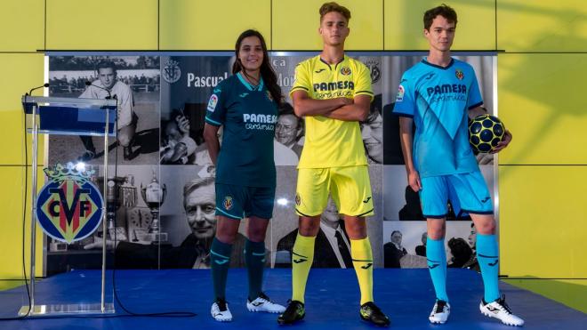 Equipaciones del Villarreal para la temporada 2019/20.