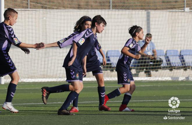 Víctor Fernández celebra su gol al Leganés. (Foto: LaLiga).