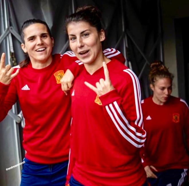 La jugadora del Athletic Club Lucía García la está gozando en el Mundial de Francia.
