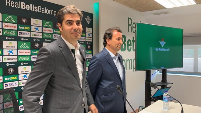Ángel Haro y López Catalán, en la rueda de prensa de este martes.