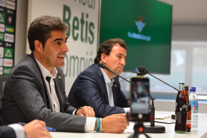 Ángel Haro y López Catalán, en la rueda de prensa de este martes (Foto: Kiko Hurtado).