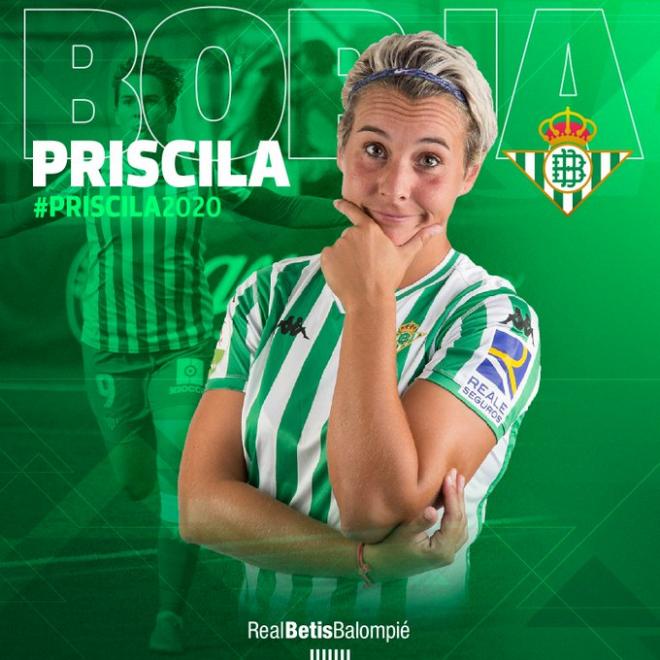 Anuncio de la renovación de Priscila Borja (foto: RBB).
