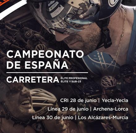 Cartel de los Campeonatos de España 2019 que se celebran en la Región de Murcia (Foto: RFEC).