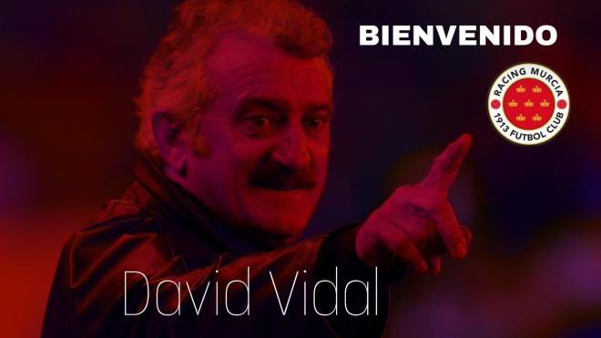 David Vidal, nuevo entrenador del Racing Murcia (Foto: RM).