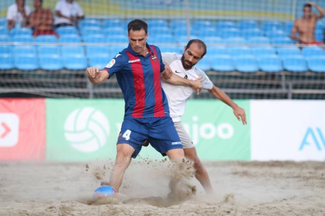 El Levante UD FP durante un partido.