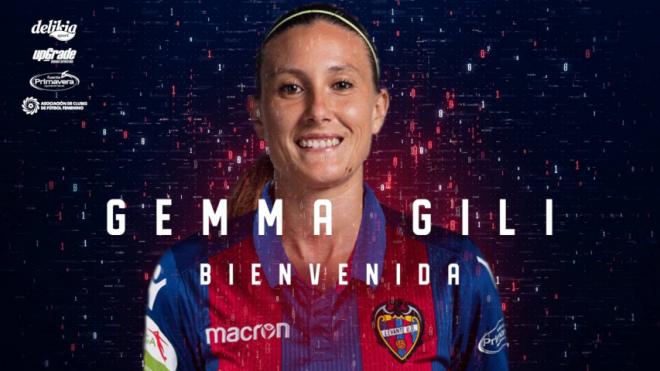 Gemma Gili, nueva jugadora del Levante UD.