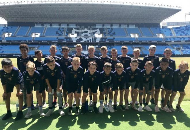El equipo alevín de la Real Salt Lake Academy (Foto: Málaga CF).