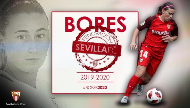 La renovación de María Bores con el Sevilla Femenino.