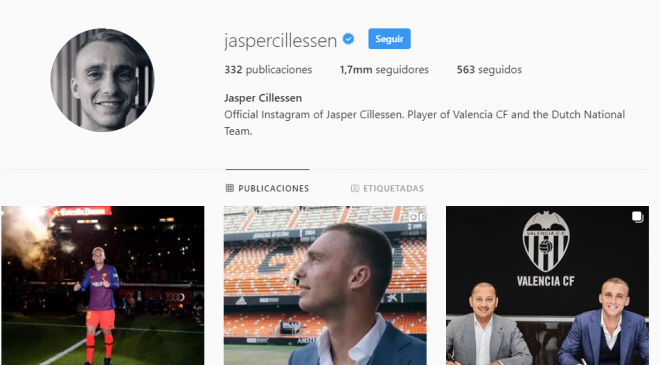 Cillessen, una apuesta segura en las redes sociales, con 1.7 millones de seguidores en Instagram