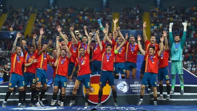 La España campeona de Europeo sub 21 de 2019.