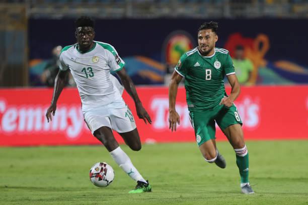 N'Diaye, en el partido de Senegal contra Argelia.