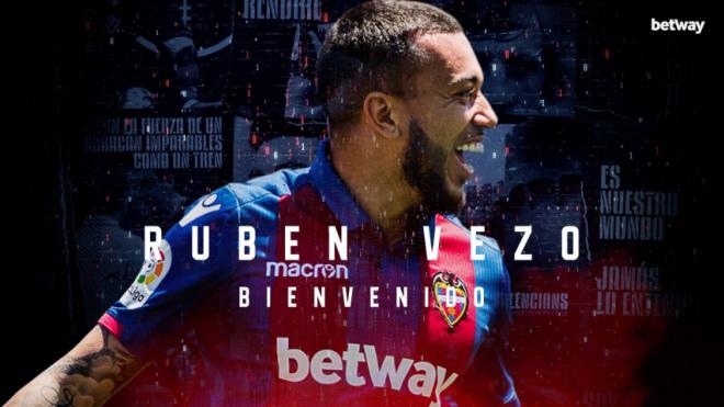 Vezo se convierte en nuevo jugador del Levante UD (Foto: Levante UD).