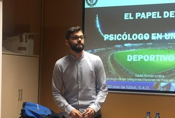 David Rincón, hasta ahora psicólogo del Real Valladolid. (Foto: ValladolidDeporte)