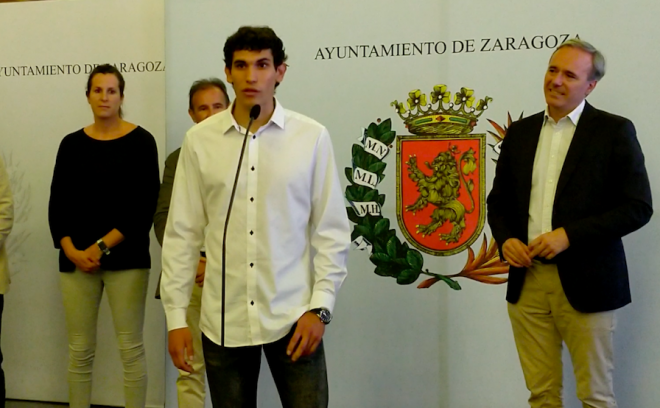 Intervención de Jesús Vallejo en su homenaje.