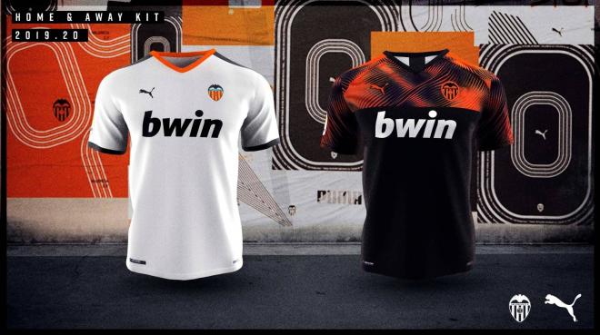 Las dos primeras camisetas del Valencia CF