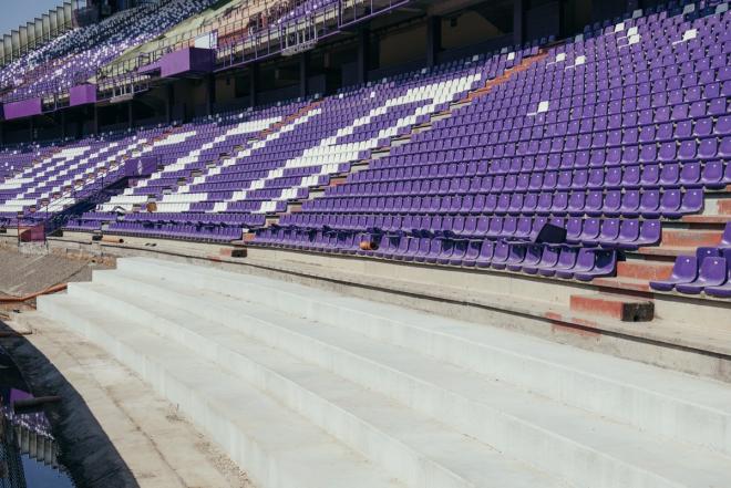 El Nuevo Estadio José Zorrilla ya muestra las primeras imágenes con las nueva localizaciones (Foto: Real Valladolid).
