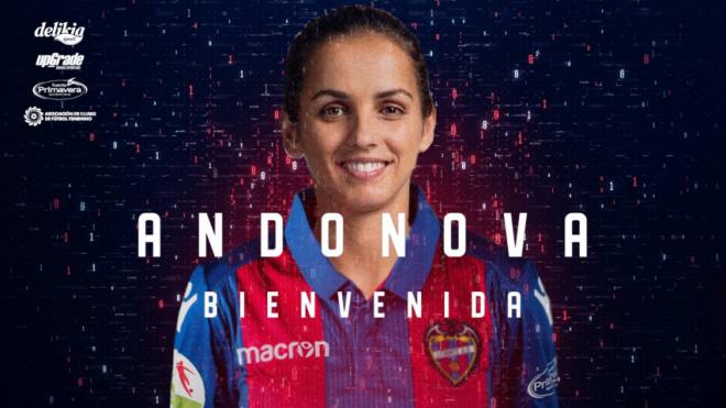 Natasa Adonova nueva jugadora del Levante. (Foto: Levante UD).