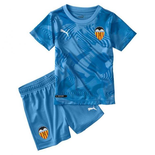 Camiseta del Valencia azul (Twitter Santiago Sánchez)