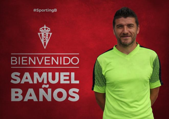 Samuel Baños, nuevo entrenador del Sporting B (Foto: RSG).