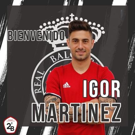 Igor Martínez, nuevo jugador de la Balona (Foto: Real Balompédica Linense).