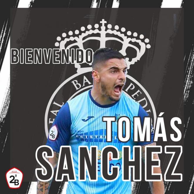 Tomás Sánchez, nuevo jugador de la Real Balompédica Linense (Foto: RBL).