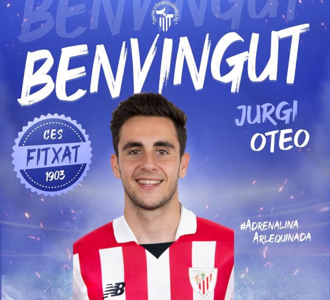 Jurgi Oteo ya es nuevo jugador del Sabadell.