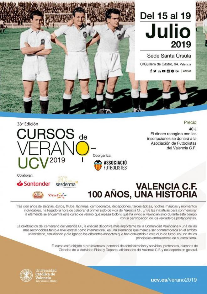 Curso de historia del Valencia CF en la Universidad
