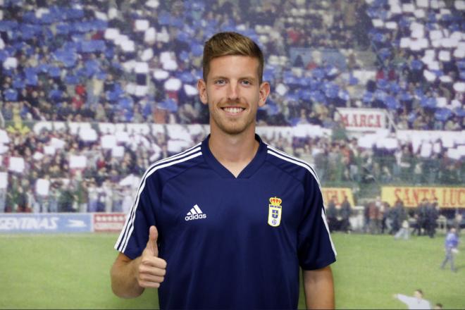 Tarsi Aguado, nuevo jugador del Real Oviedo Vetusta (Foto: Real Oviedo).