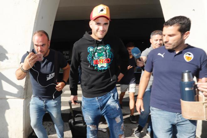 Maxi Gómez ha llegado este jueves a Valencia (Foto: David González).