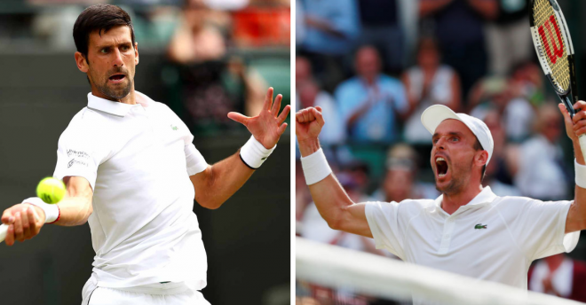 Djokovic y Bautista, duelo de semifinales de Wimbledon.