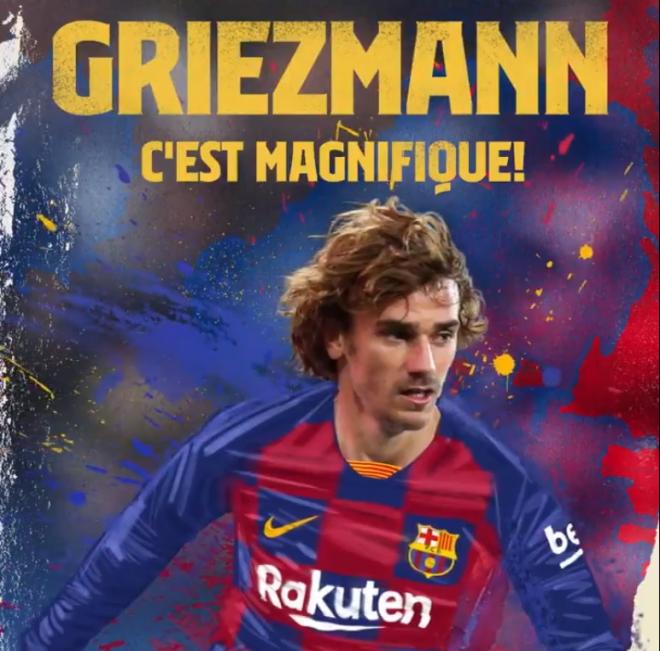 Griezmann, nuevo jugador del Barcelona.