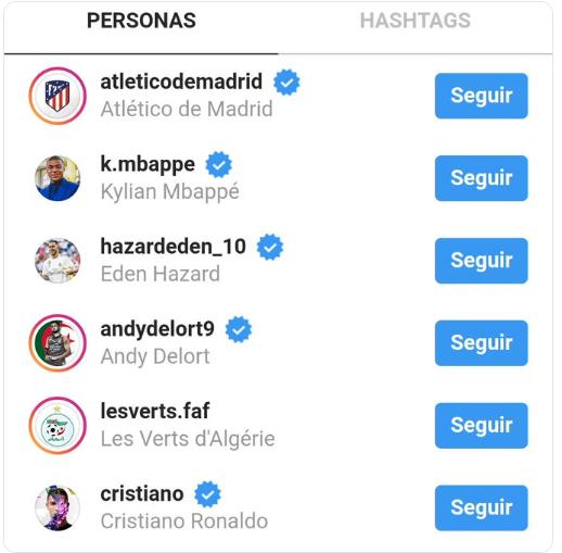 Mandi comienza a seguir en Instagram al Atlético de Madrid.