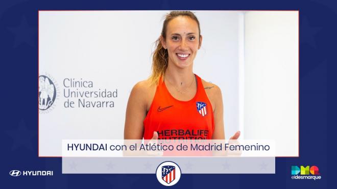 Virginia Torrecilla, nueva jugadora del Atlético de Madrid.