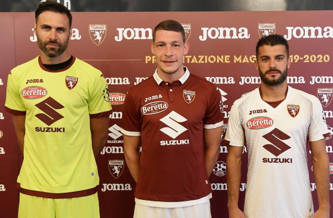 Camisetas del Torino para la temporada 2019/20.